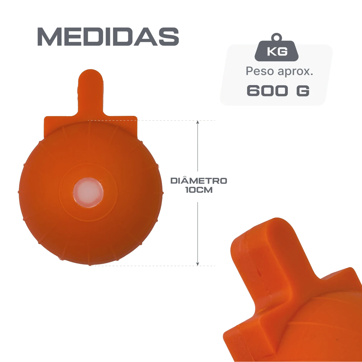 Pelota de PVC 600g Pista e Campo