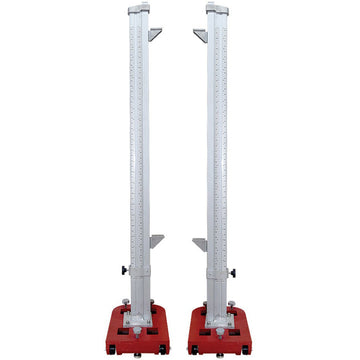 Postes para salto em altura de aço e alumínio WA-IAAF Pista e Campo - par