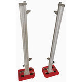 Postes para salto em altura de aço e alumínio WA-IAAF Pista e Campo - par