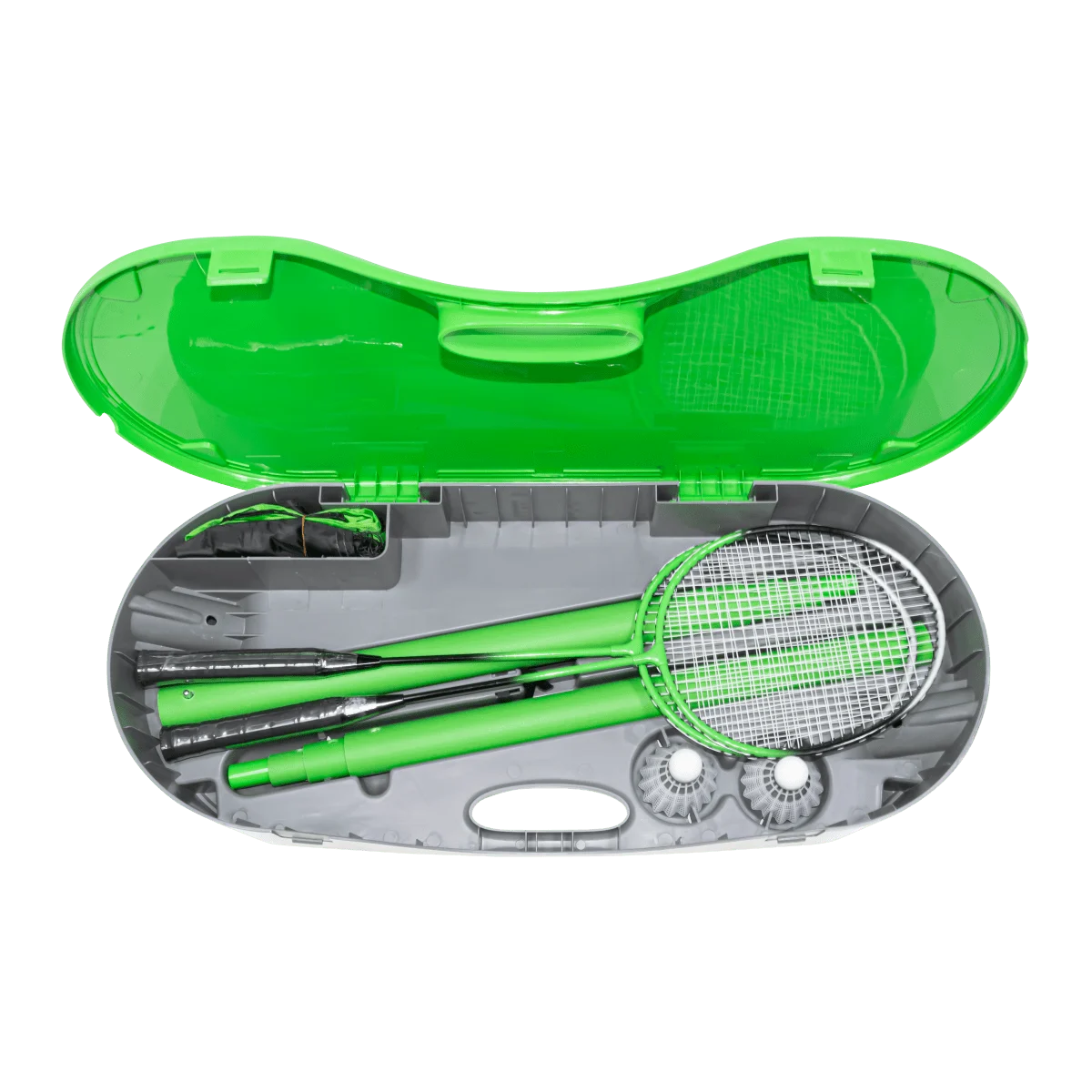 Kit Portátil de Badminton com Rede e Maleta