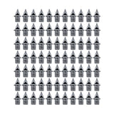 100 Pregos para sapatilha de atletismo 6,4mm Pirâmide Pista e Campo