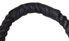 Corda naval preta torcida para treinamento funcional 38mm (masculino) Pista e Campo - preço por metro