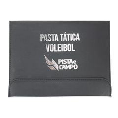 Prancheta tática magnética com caneta para treinamento de voleibol Pista e Campo - Modelo pasta preta