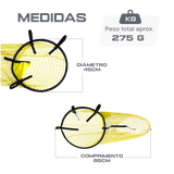 Aro alvo redondo de rede de nylon para trave de futebol Velden