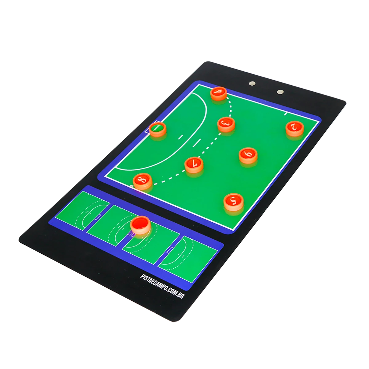 Prancheta tática magnética dupla face com caneta para treinamento de Handebol Pista e Campo