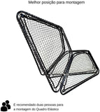 Quadro elástico para retorno de bolas para equipes com 4 lados Pista e Campo - NOVIDADE!!!
