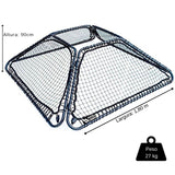 Quadro elástico para retorno de bolas para equipes com 4 lados Pista e Campo - NOVIDADE!!!