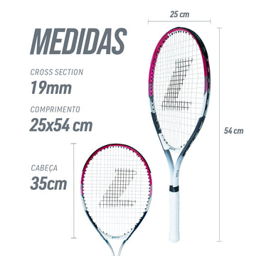 Raquete de tênis infantil-juvenil Loire - Tam. 25