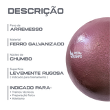 Peso de ferro 8kg Pista e Campo