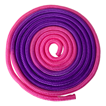 Corda 3m de Ginástica Rítmica Gracios - Roxo e Rosa