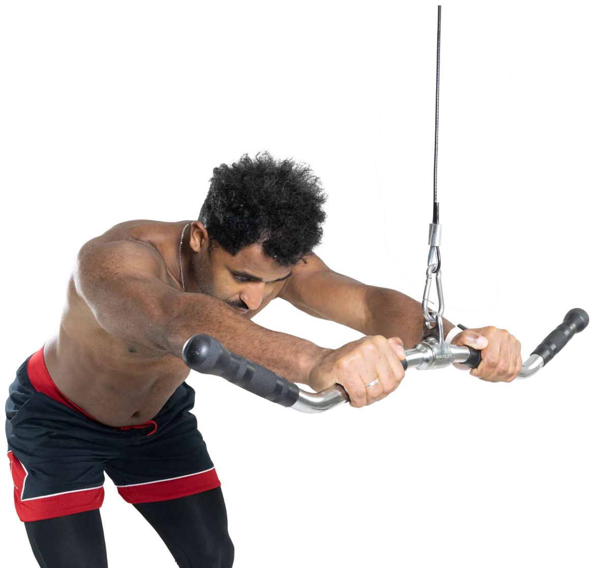 Puxador W 76cm Pulley Cromado Maciço com Giro Envolst