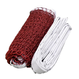 Rede oficial de badminton dimensões 6,1m (L) x 0,7m (A) HDPE Pista e Campo - com cabo de aço plastificado