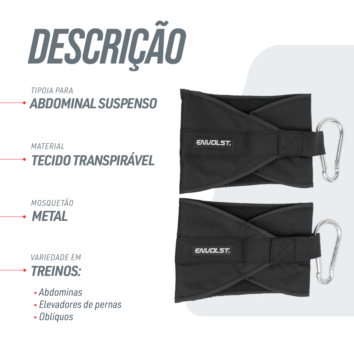 Tipoia para Abdominal Suspenso Envolst Par
