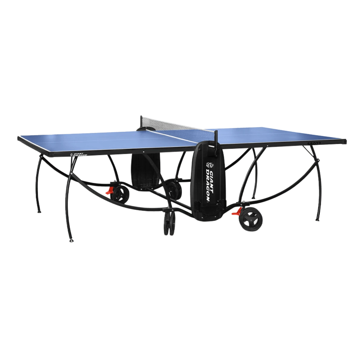Mesa Tênis de Mesa Dobrável Azul Rede e Porta Itens Giant Dragon