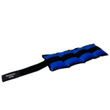 Tornozeleira caneleira em vinilona azul profissional 4kg Envolst - par