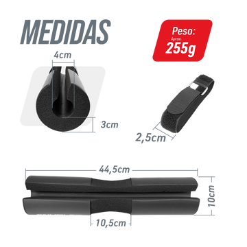 Protetor de Barra para Agachamento e Musculação Envolst