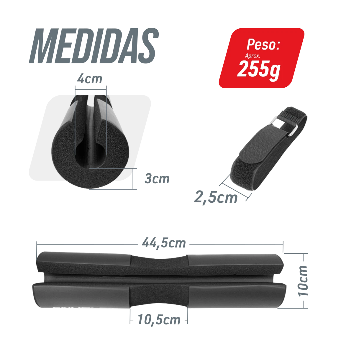 Protetor de Barra de Musculação Almofada Envolst
