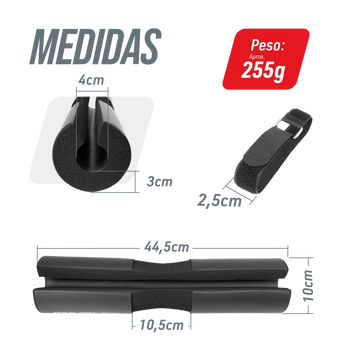 Protetor de Barra para Agachamento e Musculação Envolst