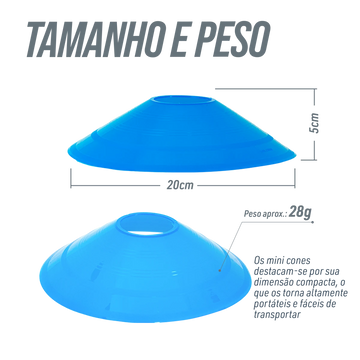 Minicone Chapéu Demarcatório 5cm Velden - Unidade
