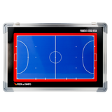 Quadro tático magnético de alumínio com acessórios 45x30 Pista e Campo - Futsal