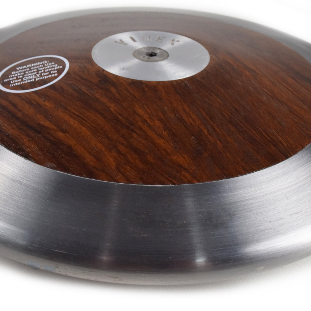 Disco de aço e madeira 3kg Vinex detalhe