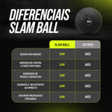 Bola slam ball texturizada Pista e Campo
