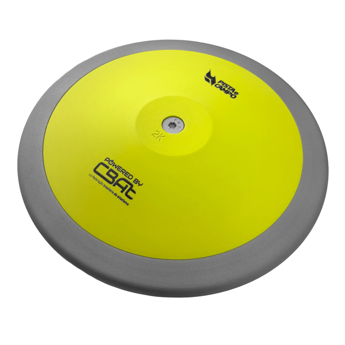 Disco de atletismo de aço e ABS 2Kg Powered by CBAt