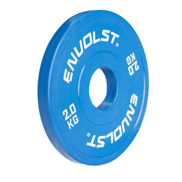 Anilha Olímpica Fracionada Bumper 2 kg Envolst