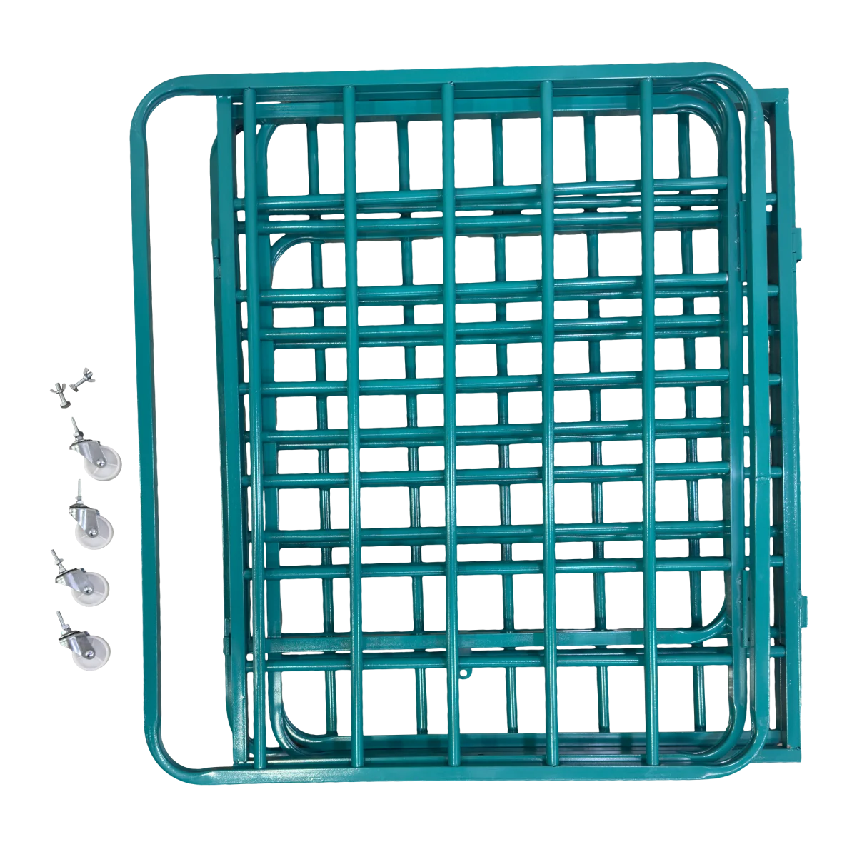 Carrinho guarda volumes de aço para transporte e armazenagem de bolas Pista e Campo