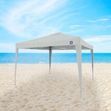 Tenda gazebo dobrável sanfonada de alumínio 3m x 3m em poliéster Bel