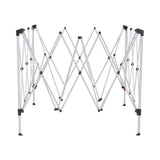 Tenda gazebo dobrável sanfonada de alumínio 3m x 3m em poliéster Bel