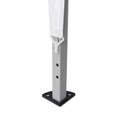 Tenda gazebo dobrável sanfonada de alumínio 3m x 3m em poliéster Bel