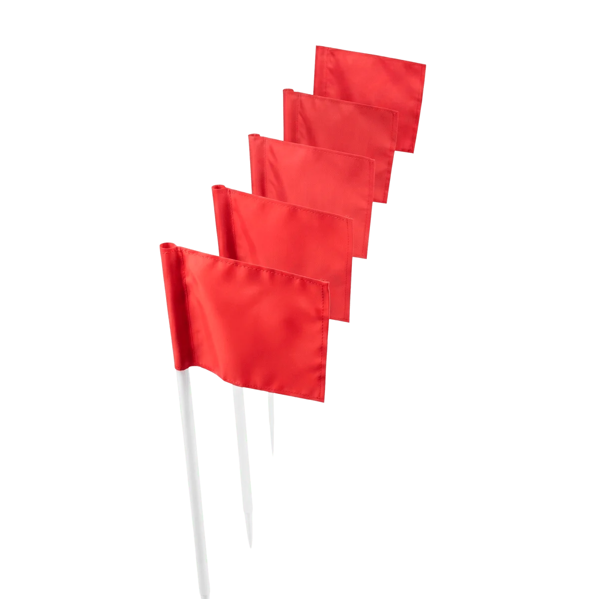 Bandeirolas plásticas multiuso alta Pista e Campo - cnj com 5 und (1-5)