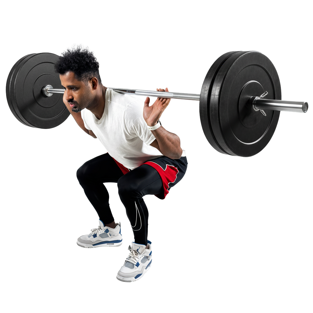 Barra Reta de Musculação Maciça 2,20m 28mm com Presilhas Envolst