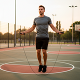 Corda de pular com rolamento 4mm 2,65m Envolst