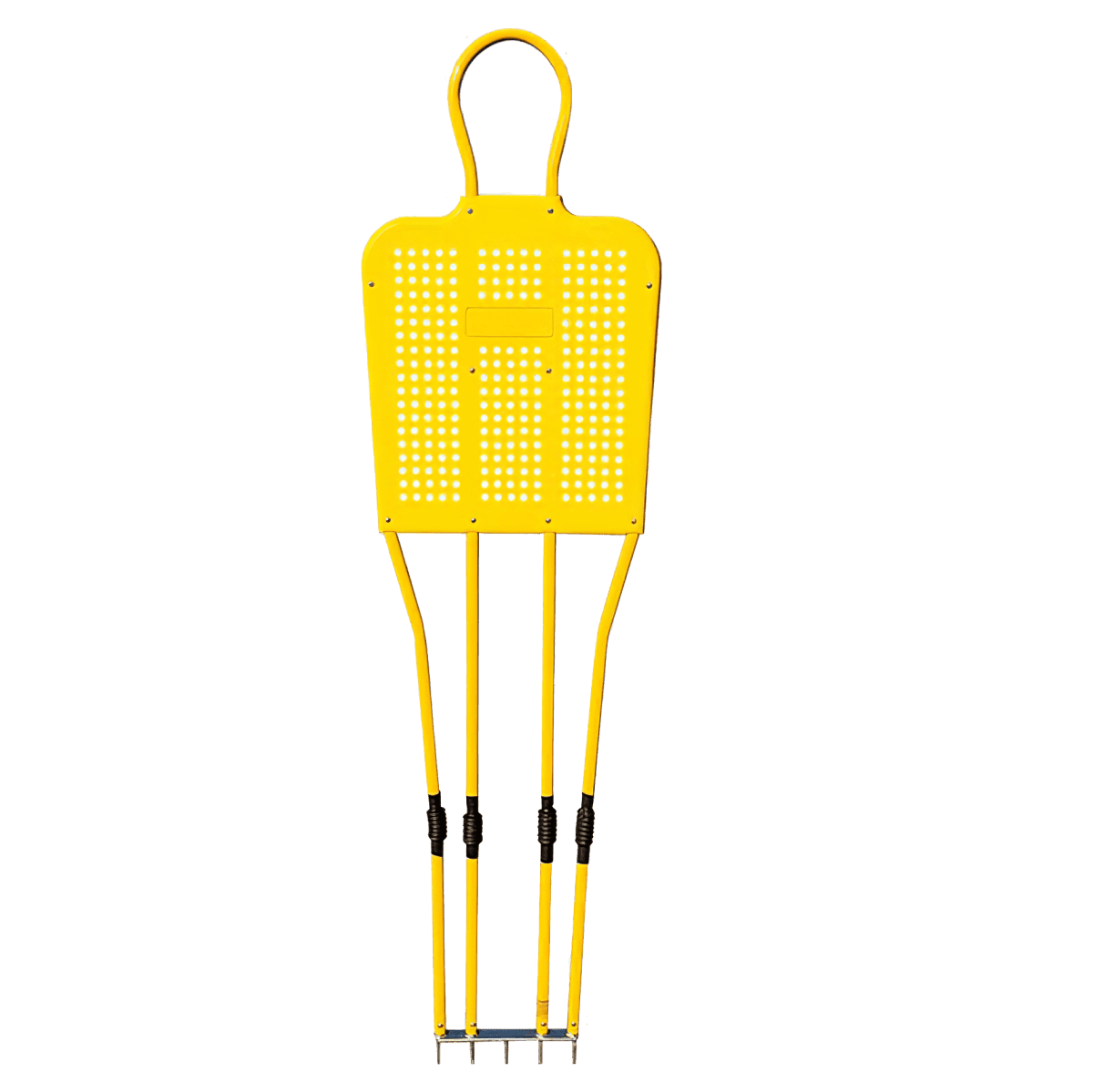 Boneco barreira para treinamento de falta no futebol de aço reclinável premium Velden - Vermelho