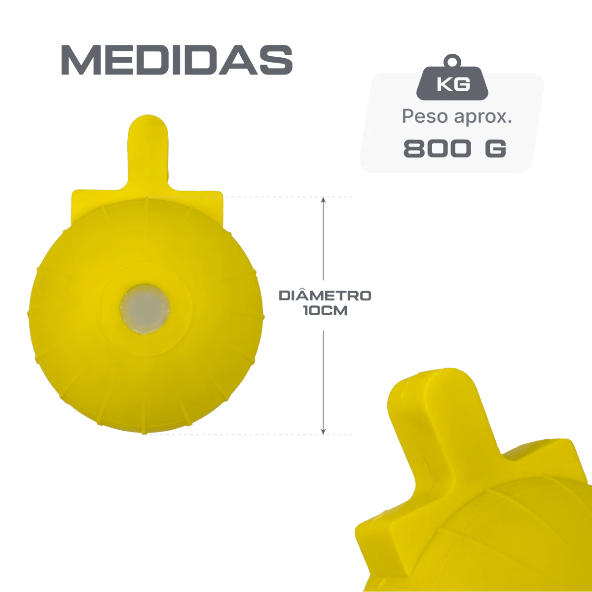Pelota de PVC 800g Pista e Campo