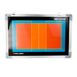 Quadro tático magnético de alumínio com acessórios 45x30 Pista e Campo - Voleibol