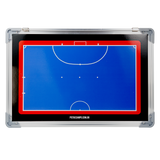 Quadro tático magnético de alumínio com acessórios 45x30 Pista e Campo - Futsal