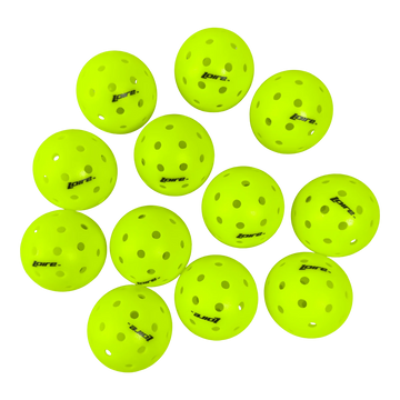 Kit 12 Bolas de Pickleball Outdoor Loire 40 Furos Amarelas