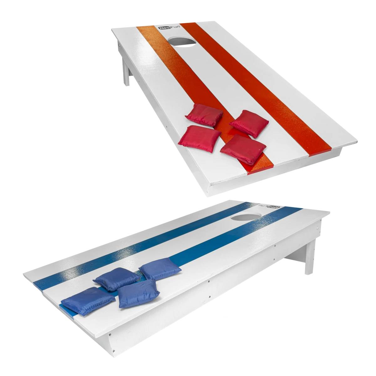 Jogo Cornhole com 1 buraco 8 saquinhos (par) NeoFun