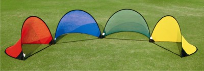 Mini-trave de futebol pop-up de fibra de vidro e rede de nylon Pista e Campo - PREÇO UNITÁRIO