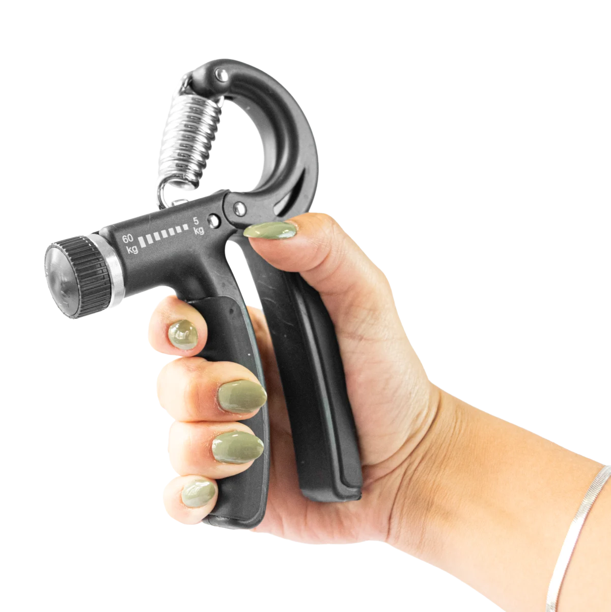 Hand Grip Ajustável 5Kg a 60Kg Envolst - Preto