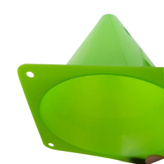 Cone plástico de agilidade 18cm Velden - Amarelo