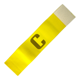 Bracelete braçadeira para capitão com velcro premium Velden - Amarelo