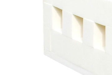 Área de queda (colchão) 4,00 x 2,50 x 0,50 com espuma especial (bolsões de ar) Pista e Campo