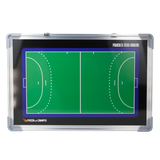 Quadro tático magnético de alumínio com acessórios 45x30 Pista e Campo - Handebol