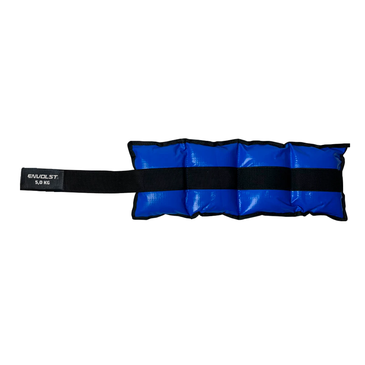 Tornozeleira caneleira em vinilona azul profissional 5kg Envolst - par