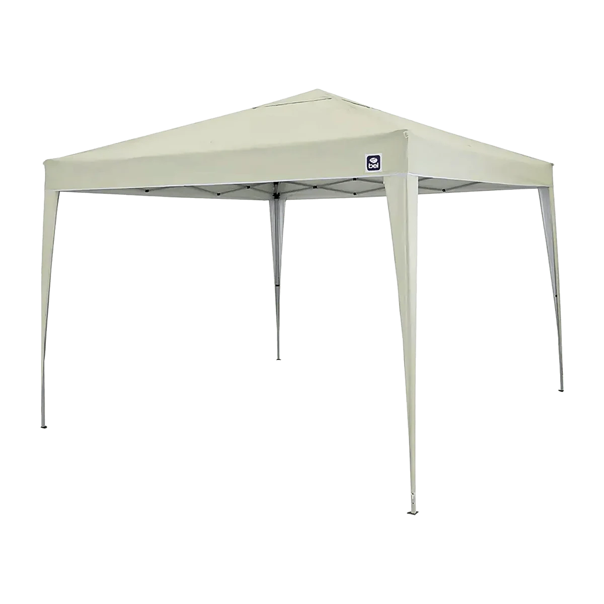 Tenda gazebo dobrável sanfonada de alumínio 3m x 3m Bel Bege
