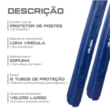 Par de Protetor de Postes de Volei Velden